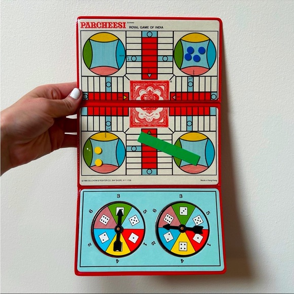 VINTAGE Pocket Parcheesi Game - Picture 3 of 7